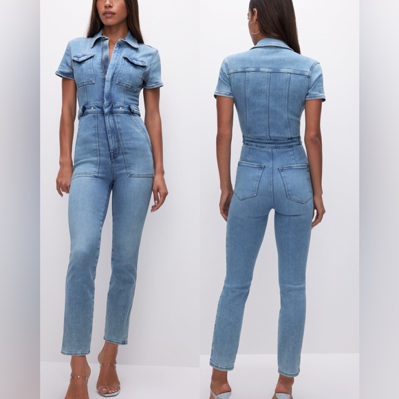 NWT Good American Fit for Success Jumpsuit Size XS